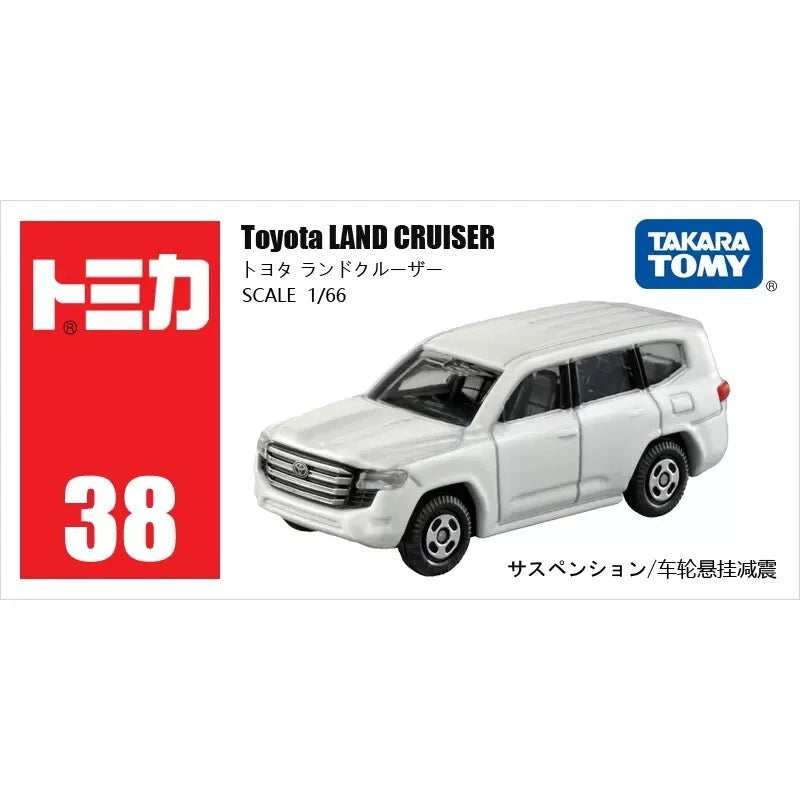 Tomica 1:66 Toyota LAND CRUISER 300 White with Car Suspension No.38