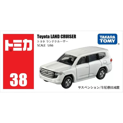 Tomica 1:66 Toyota LAND CRUISER 300 White with Car Suspension No.38
