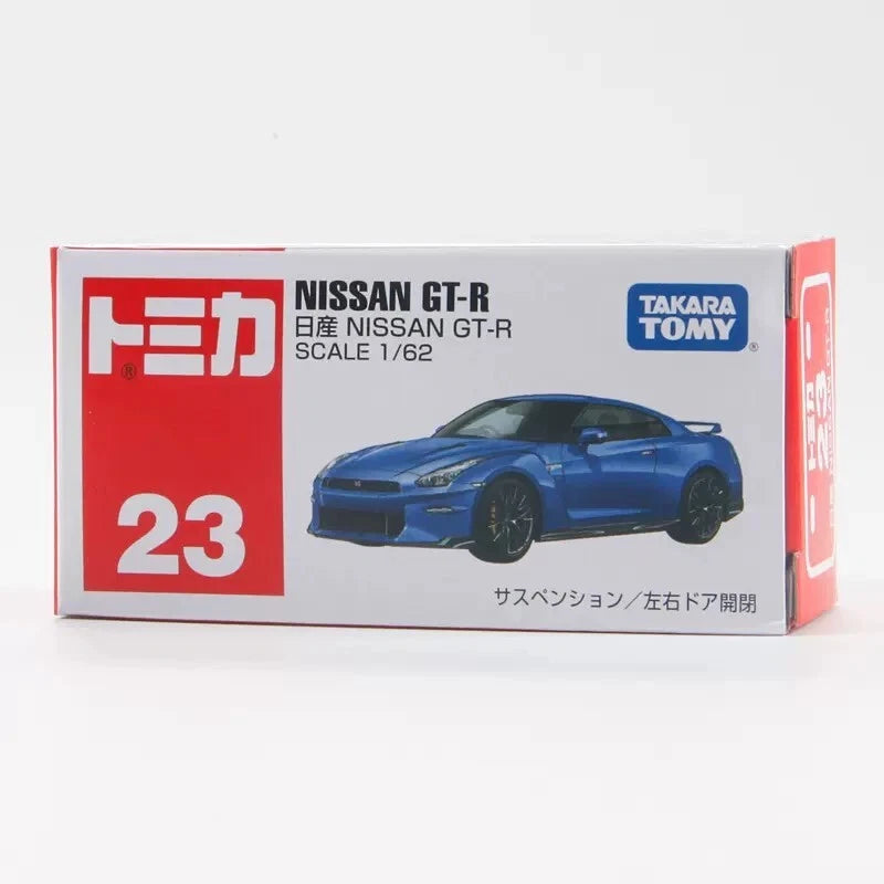 Tomica 1:62 Nissan GT-R Blue Openable Doors No.23