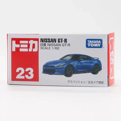 Tomica 1:62 Nissan GT-R Blue Openable Doors No.23