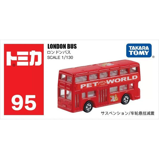 Tomica 1/130 London Bus with Car Suspension No.95
