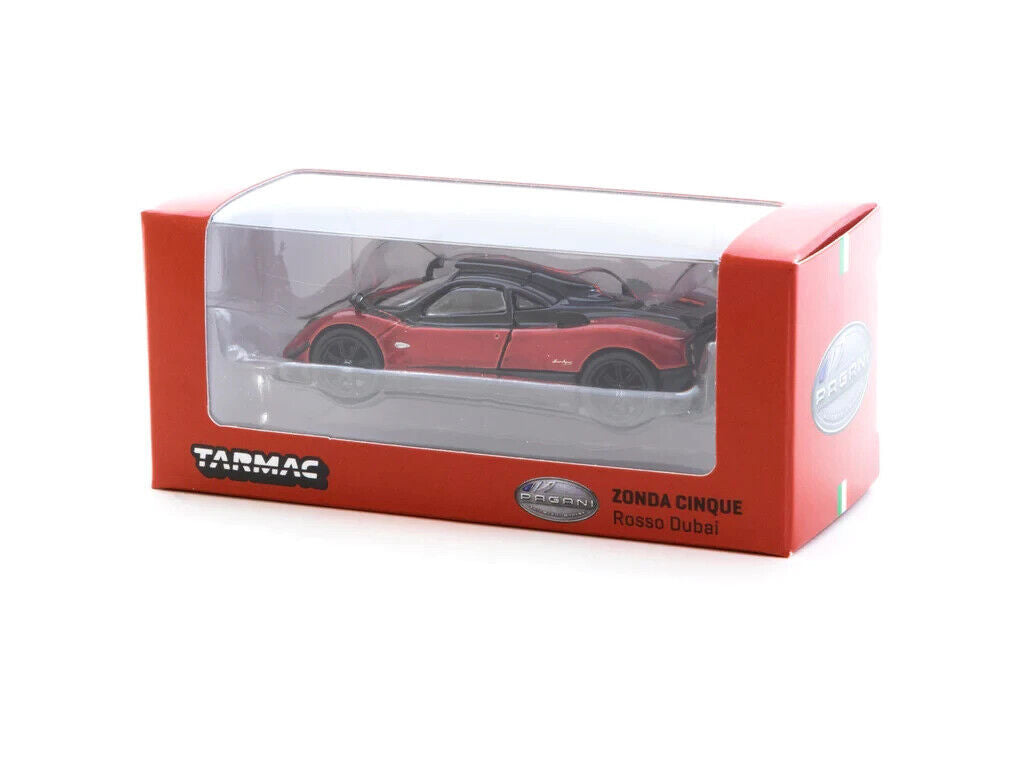 Tarmac Works 1/64 Pagani Zonda Cinque Rosso Dubai - GLOBAL64