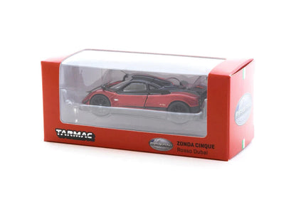Tarmac Works 1/64 Pagani Zonda Cinque Rosso Dubai - GLOBAL64