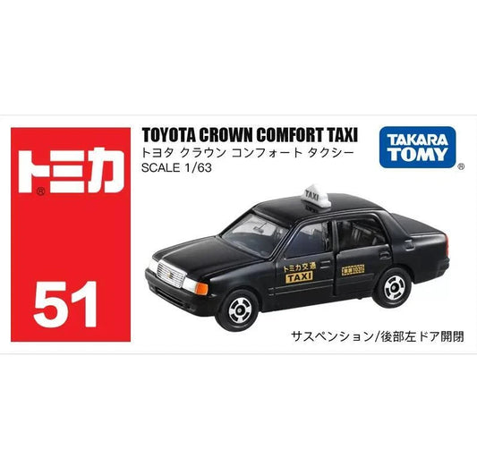 Tomica 1:63 Toyota Crown Comfort Taxi Openable Passenger Door No.51