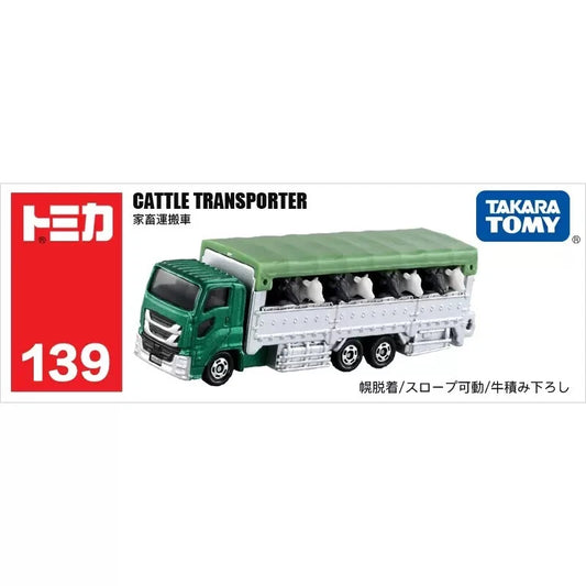 Tomica Cattle Transporter Truck Removable Cattle No.139
