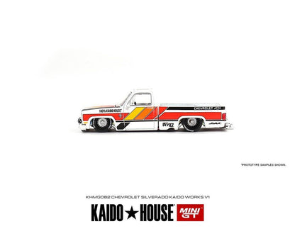 Mini GT 1:64 Chevrolet Silverado KAIDO WORKS V1 Kaidohouse Kaido House (KHMG082)