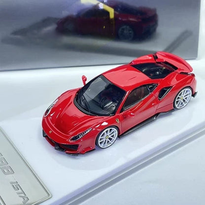 HG 1:64 488 Pista Coupe Rosso Corsa Standard Red