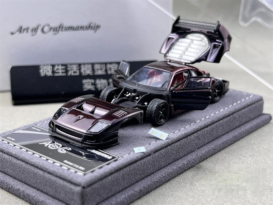 AOC 1:64 F40 Chameleon Colour Hobby Expo China 2026 Limited Edition (Openable All Doors and Hoods with Detailed Engine and Decal Stickers) (Copy)