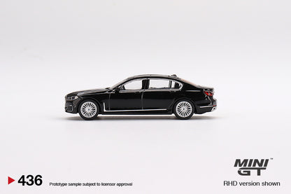 Mini GT- 1/64 BMW 750Li xDrive Black Sapphire 7 Series RHD (MGT00436-R)