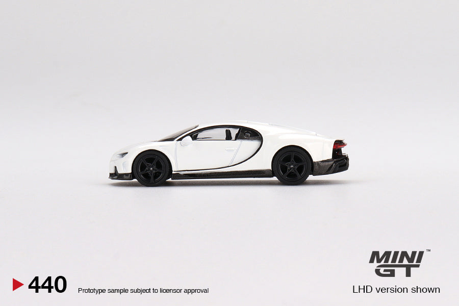 Mini GT- 1/64 Bugatti Chiron Super Sport White LHD (MGT00440-L)