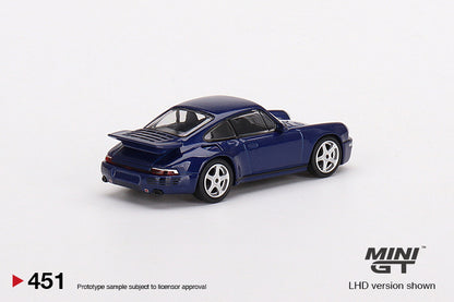 Mini GT- 1/64 RUF CTR Anniversary Dark Blue LHD (MGT00451-L)