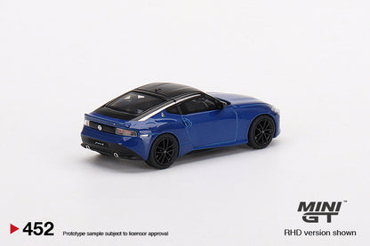 Mini GT-1/64 Nissan Fairlady Z Version ST 2023 Seiran Blue RHD (MGT00452-R)