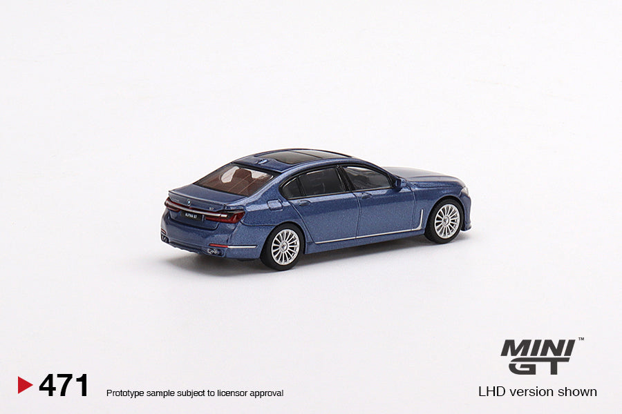 Mini GT- 1/64 BMW Alpina B7 xDrive Alpina Blue Metallic RHD (MGT00471-R)