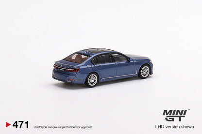 Mini GT- 1/64 BMW Alpina B7 xDrive Alpina Blue Metallic RHD (MGT00471-R)