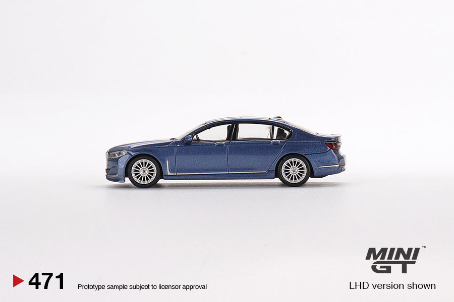 Mini GT- 1/64 BMW Alpina B7 xDrive Alpina Blue Metallic RHD (MGT00471-R)