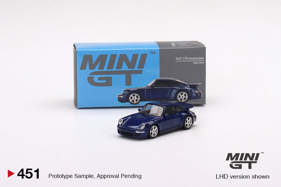Mini GT- 1/64 RUF CTR Anniversary Dark Blue LHD (MGT00451-L)