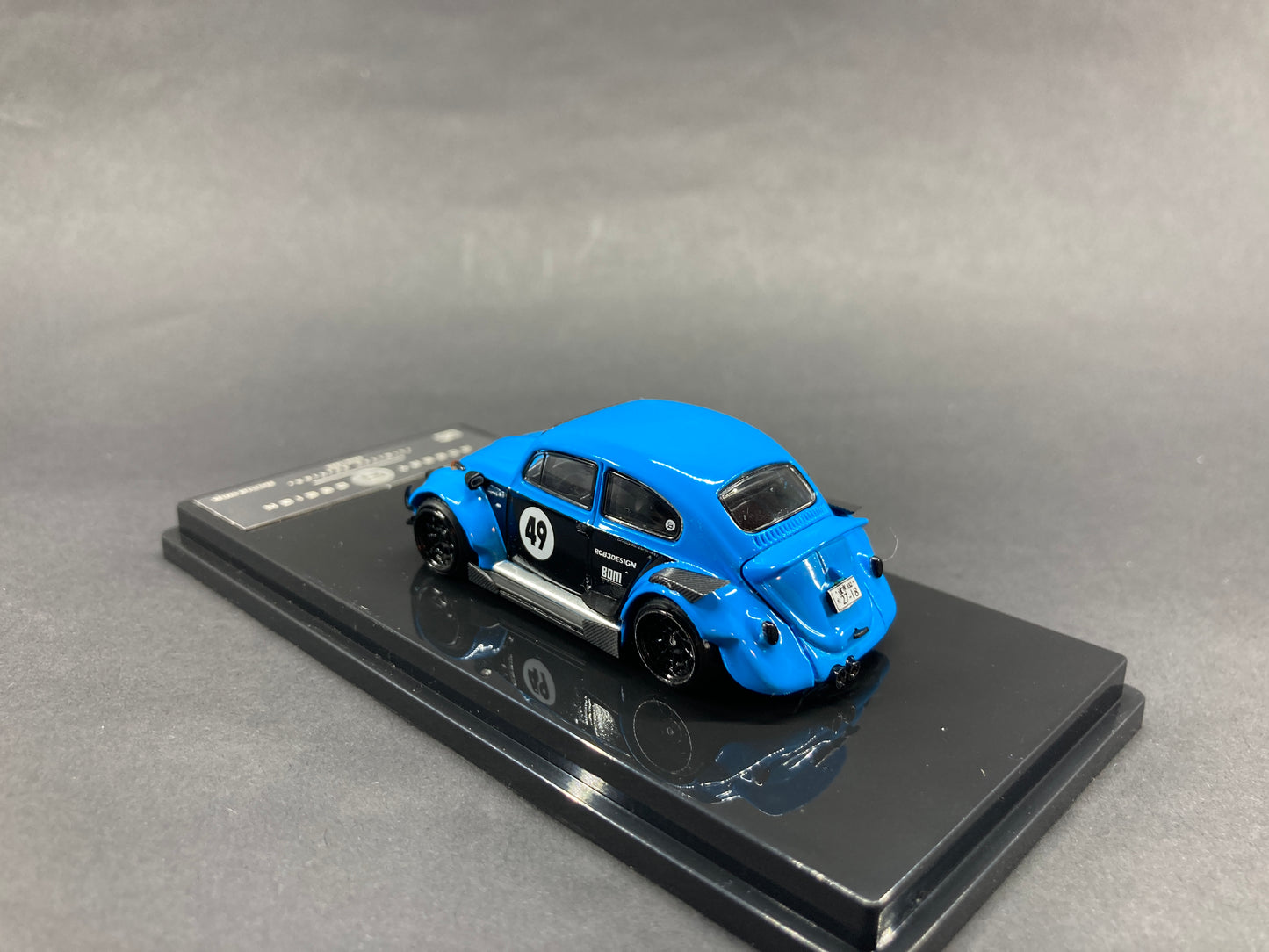 Inspire Model 1/64 Volkswagen Beetle RWB Robert Design Label Series-Blue (LB640008C)
