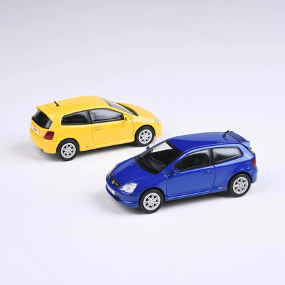 PARA64 1/64 Honda 2001 Civic Type R EP3- Sunlight Yellow (PA-65345 RHD)