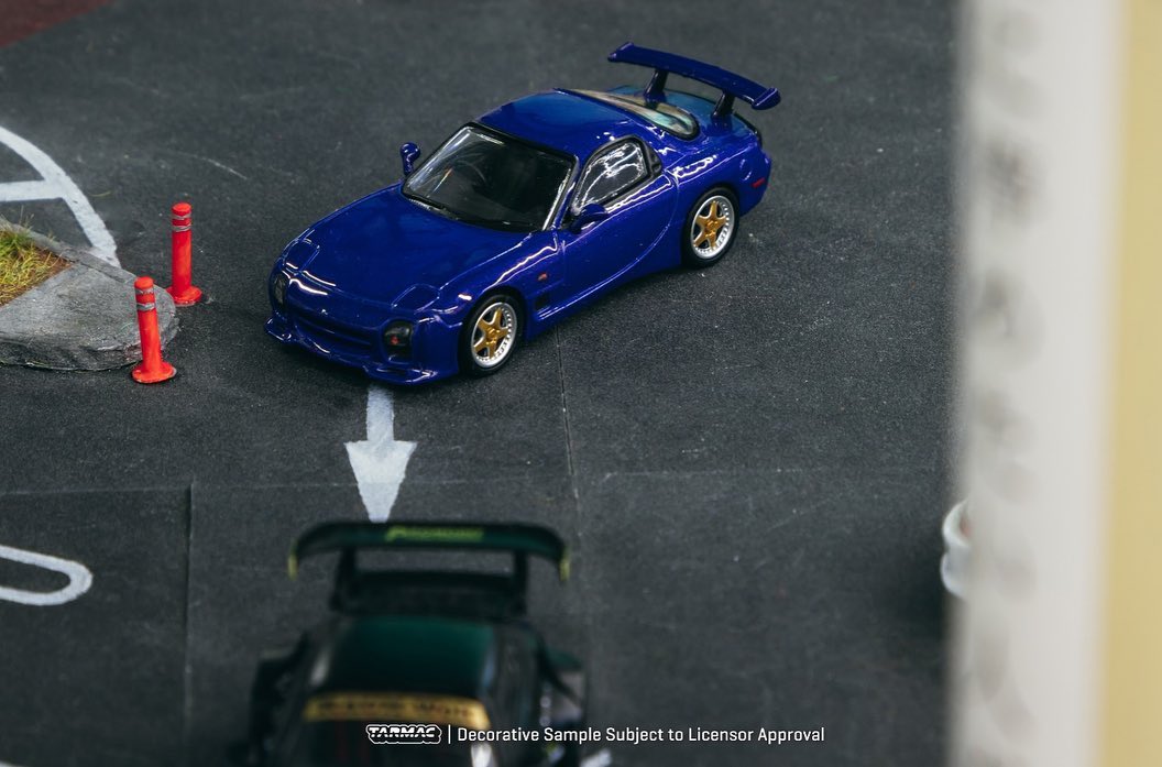 Tarmac Works 1/64 Mazda RX-7 FD3S Mazdaspeed A-Spec Innocent Blue Mica - GLOBAL64