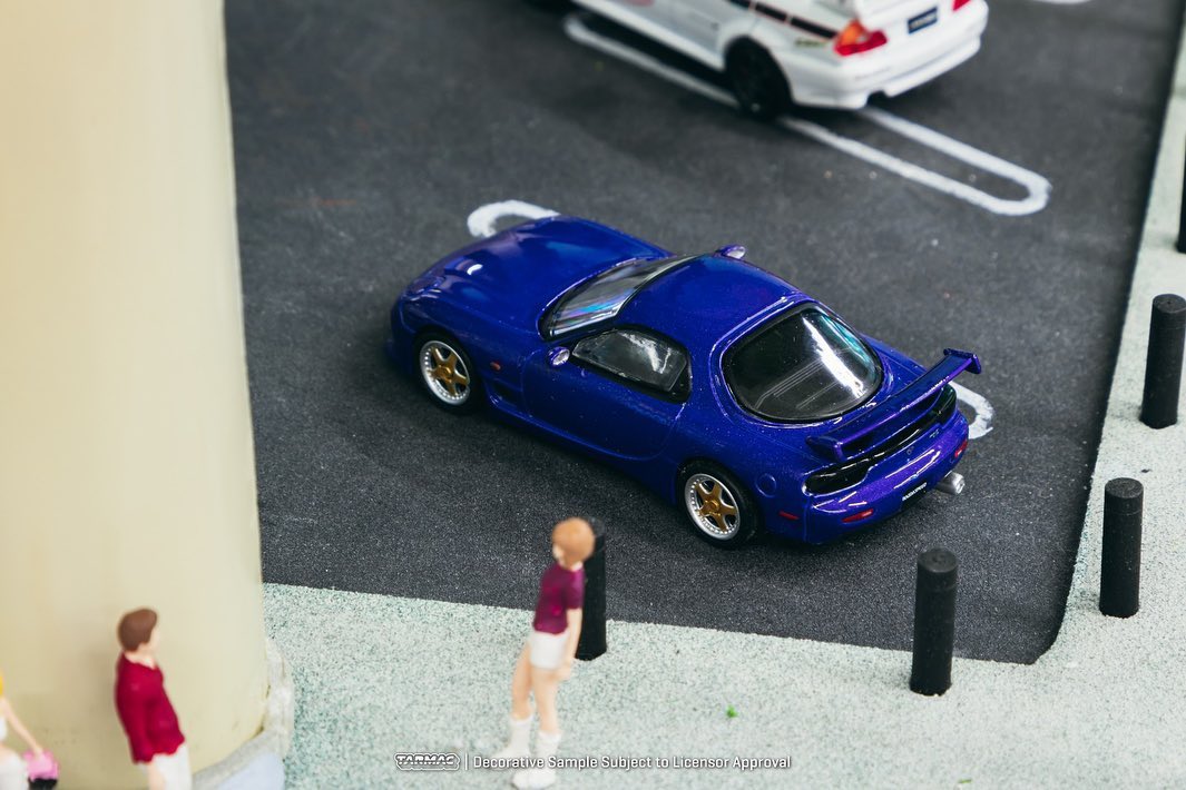 Tarmac Works 1/64 Mazda RX-7 FD3S Mazdaspeed A-Spec Innocent Blue Mica - GLOBAL64