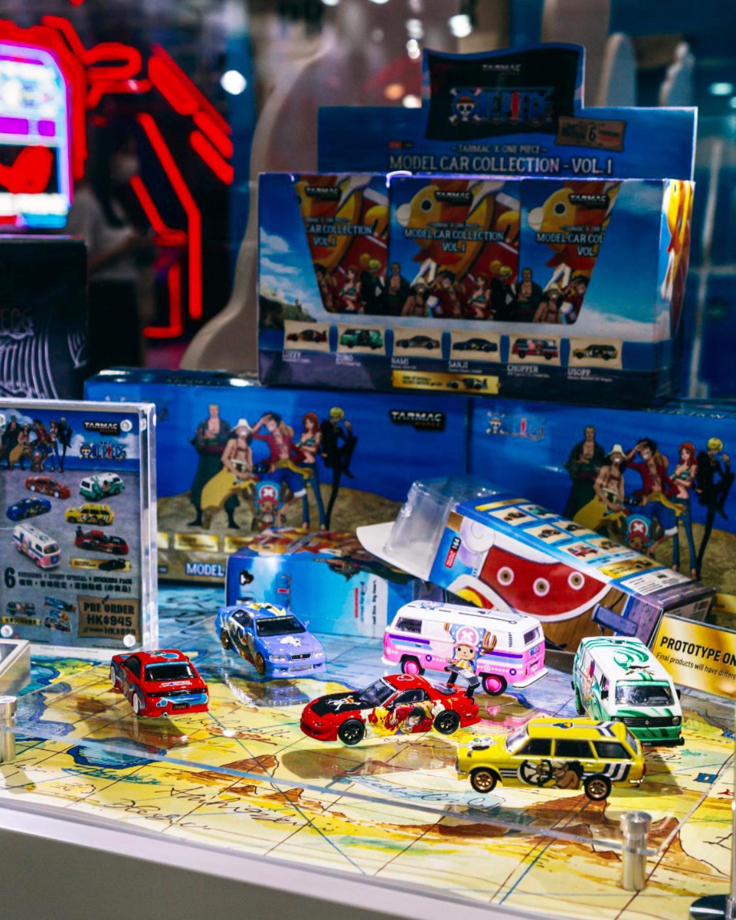 Tarmac Works x One Piece 1/64 Model Car Collection VOL.1 -[6 Cars Set]- COLLAB64