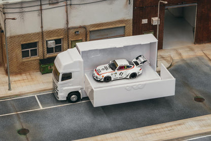 Tarmac Works 1/64 Porsche RWB 993 LBWK w/ Plastic Truck Packaging -Singapore Special Edition- HOBBY64