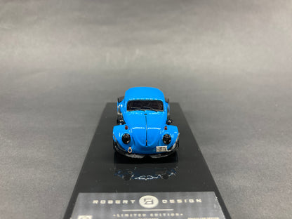 Inspire Model 1/64 Volkswagen Beetle RWB Robert Design Label Series-Blue (LB640008C)