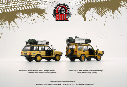 BM Creations 1/64 Land Rover 1998 Discovery 1 - Camel with Accessory (RHD)