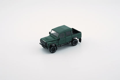 BM Creations 1/64 Land Rover 2016 Defender 110 Pick Up- Green (RHD)