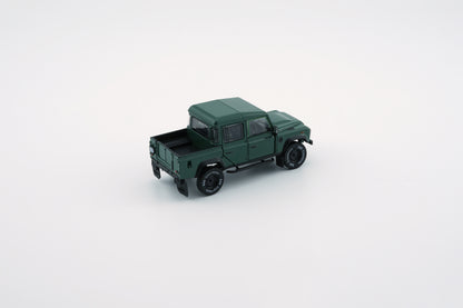 BM Creations 1/64 Land Rover 2016 Defender 110 Pick Up- Green (RHD)