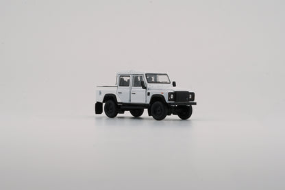 BM Creations 1/64 Land Rover 2016 Defender 110 Pick Up- White (RHD)