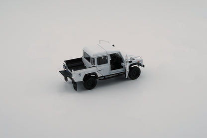 BM Creations 1/64 Land Rover 2016 Defender 110 Pick Up- White (RHD)