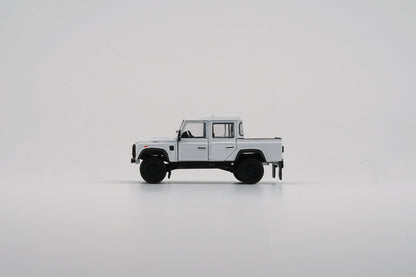 BM Creations 1/64 Land Rover 2016 Defender 110 Pick Up- White (RHD)