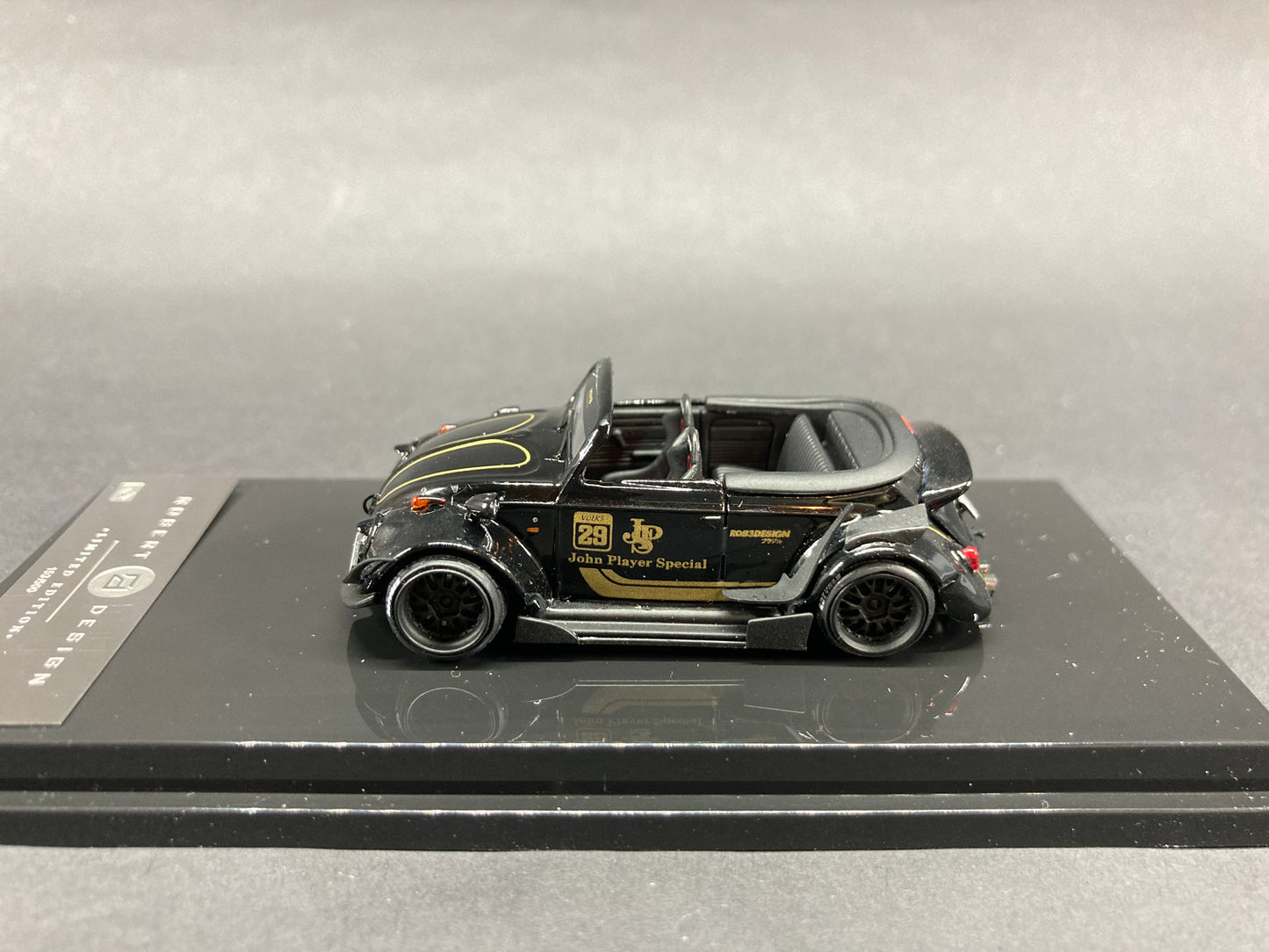 Inspire Model 1/64 Volkswagen Beetle RWB Robert Design John Player Special JPS Ltd Edition- Riverside Show 2021 (RD6407)
