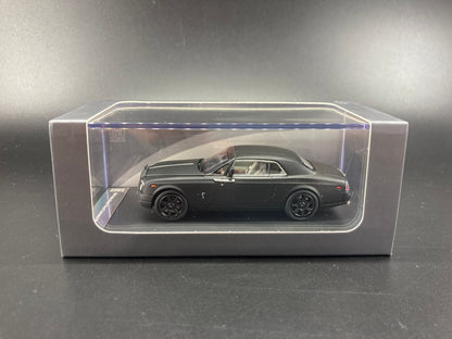 [Discount due to Wrong Packaging] Rolls-Royce Phantom Matt Black 1/64 Scale Diecast Model Car