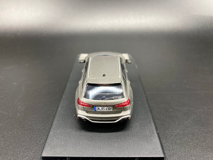 [Premium Resin Model] Stance Hunters 1/64 Audi RS6 Avant with Removable Roof Box - Matt Grey
