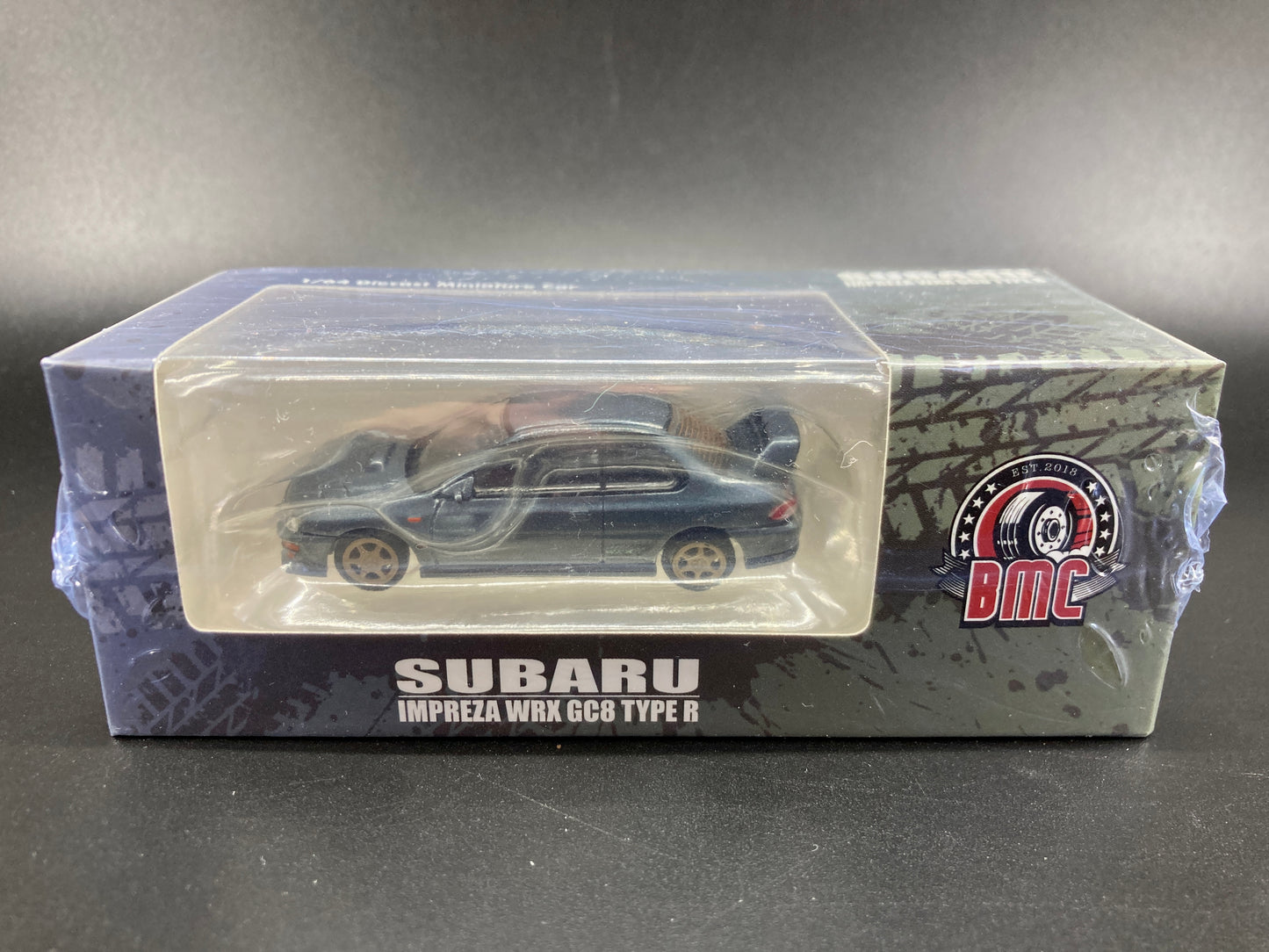 BM Creations-1/64 Subaru Impreza WRX GC8 Type R 3 or 4-6 Generation- Dolphin Grey (RHD)