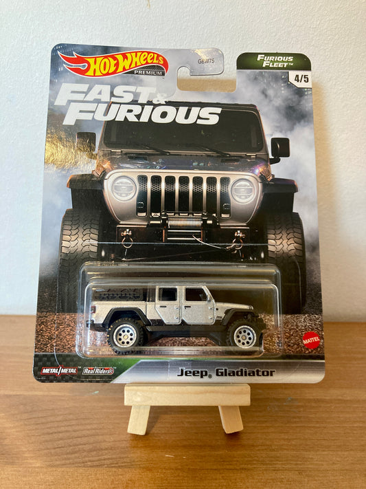 Hot Wheels Premium 1/64 Fast and Furious Furious Fleet- Jeep Gladatior (GBW75 #4/5)