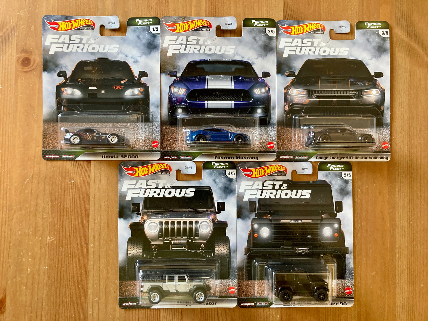 Hot Wheels Premium 1/64 Fast and Furious Furious Fleet- Jeep Gladatior (GBW75 #4/5)