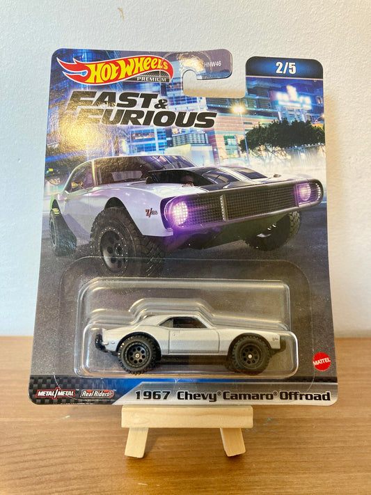 Hot Wheels Premium 1/64 Fast & Furious 1967 Chevy Camaro Offroad (HNW46 #2/5)