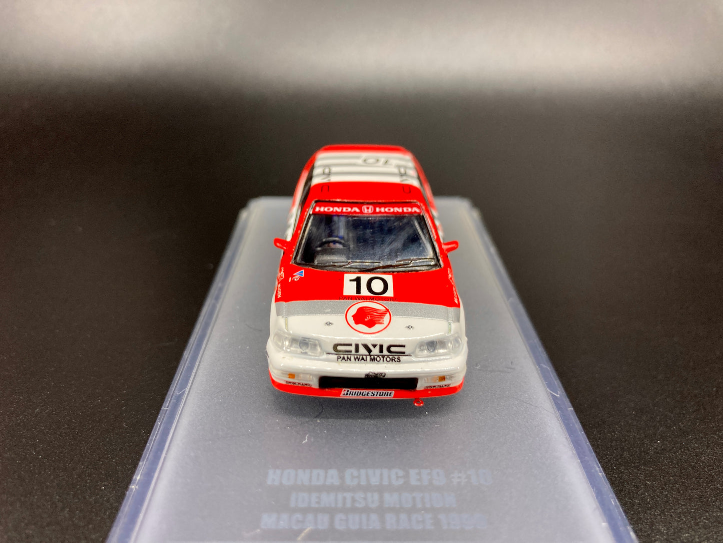 INNO64 1/64 Honda Civic EF9 #10 Idemitsu Motion Macau 1990 Diecast Model Car