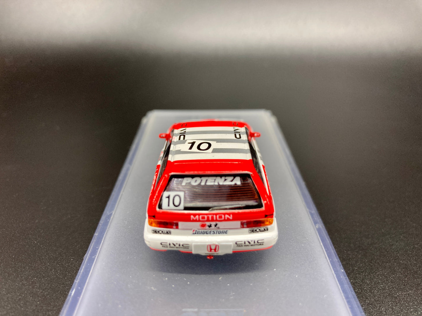 INNO64 1/64 Honda Civic EF9 #10 Idemitsu Motion Macau 1990 Diecast Model Car