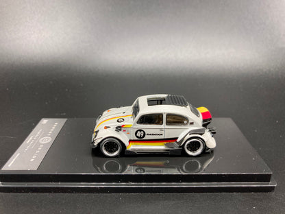 Inspire Model 1/64 Volkswagen Beetle RWB Robert Design Label Series- White (LB640008E)