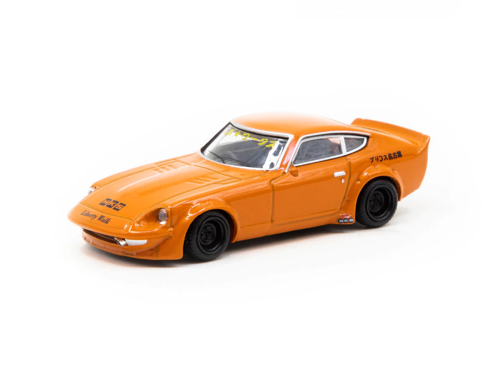 KJ Miniatures 1/64 LBWK Nissan Fairlady Z S30 Orange 1:64 Scale Diecast Model Car