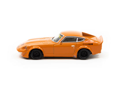 KJ Miniatures 1/64 LBWK Nissan Fairlady Z S30 Orange 1:64 Scale Diecast Model Car