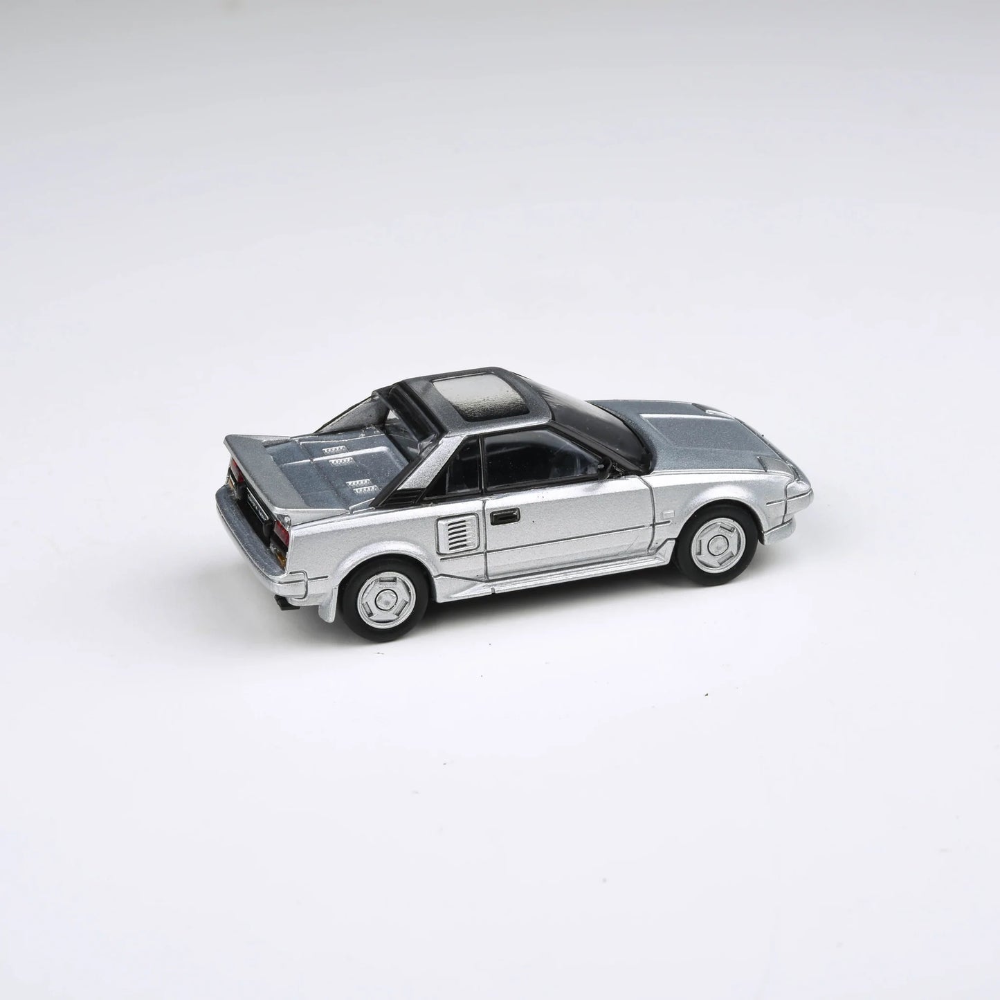 PARA64 1/64 Toyota MR2 MK1 1985 Super Silver Metallic Closed Light