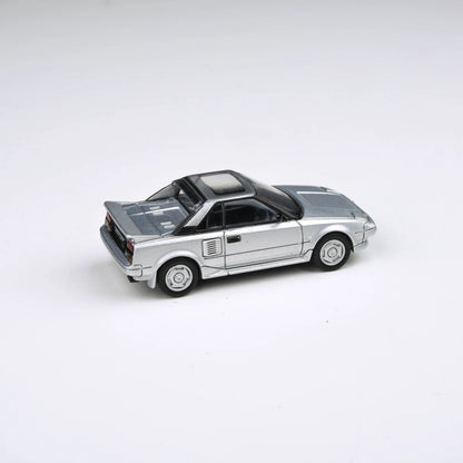 PARA64 1/64 Toyota MR2 MK1 1985 Super Silver Metallic Closed Light