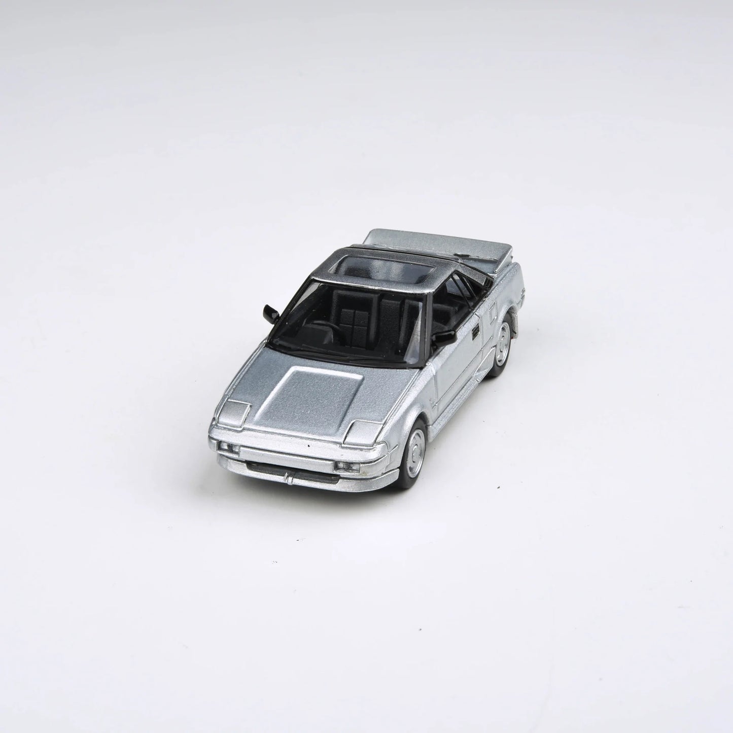 PARA64 1/64 Toyota MR2 MK1 1985 Super Silver Metallic Closed Light