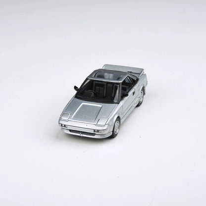 PARA64 1/64 Toyota MR2 MK1 1985 Super Silver Metallic Closed Light
