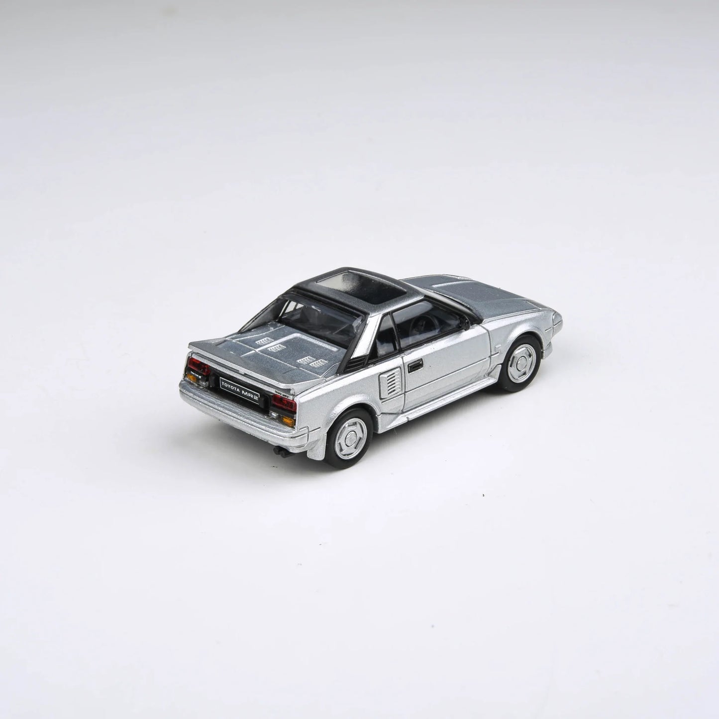PARA64 1/64 Toyota MR2 MK1 1985 Super Silver Metallic Closed Light